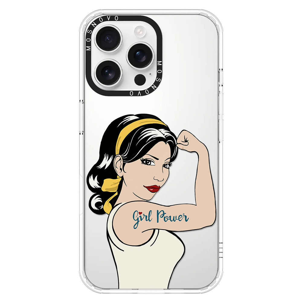 Girl Power Phone Case - iPhone 16 Pro Max Case - MOSNOVO