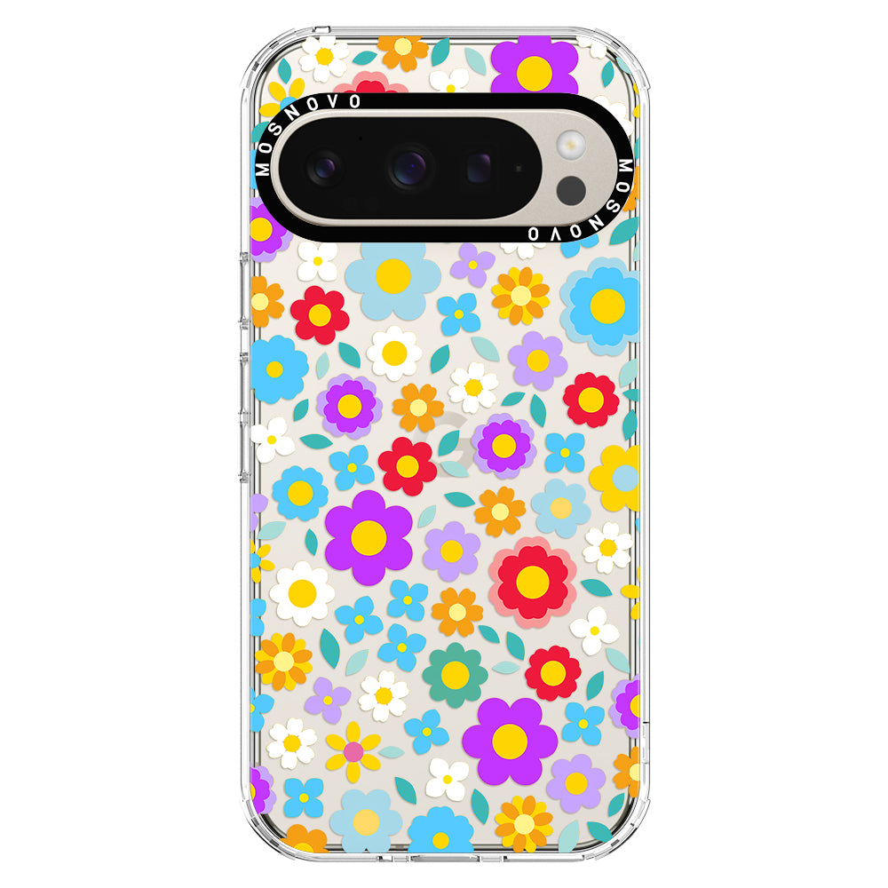 Groovy Floral Phone Case - Google Pixel 9 Pro Case