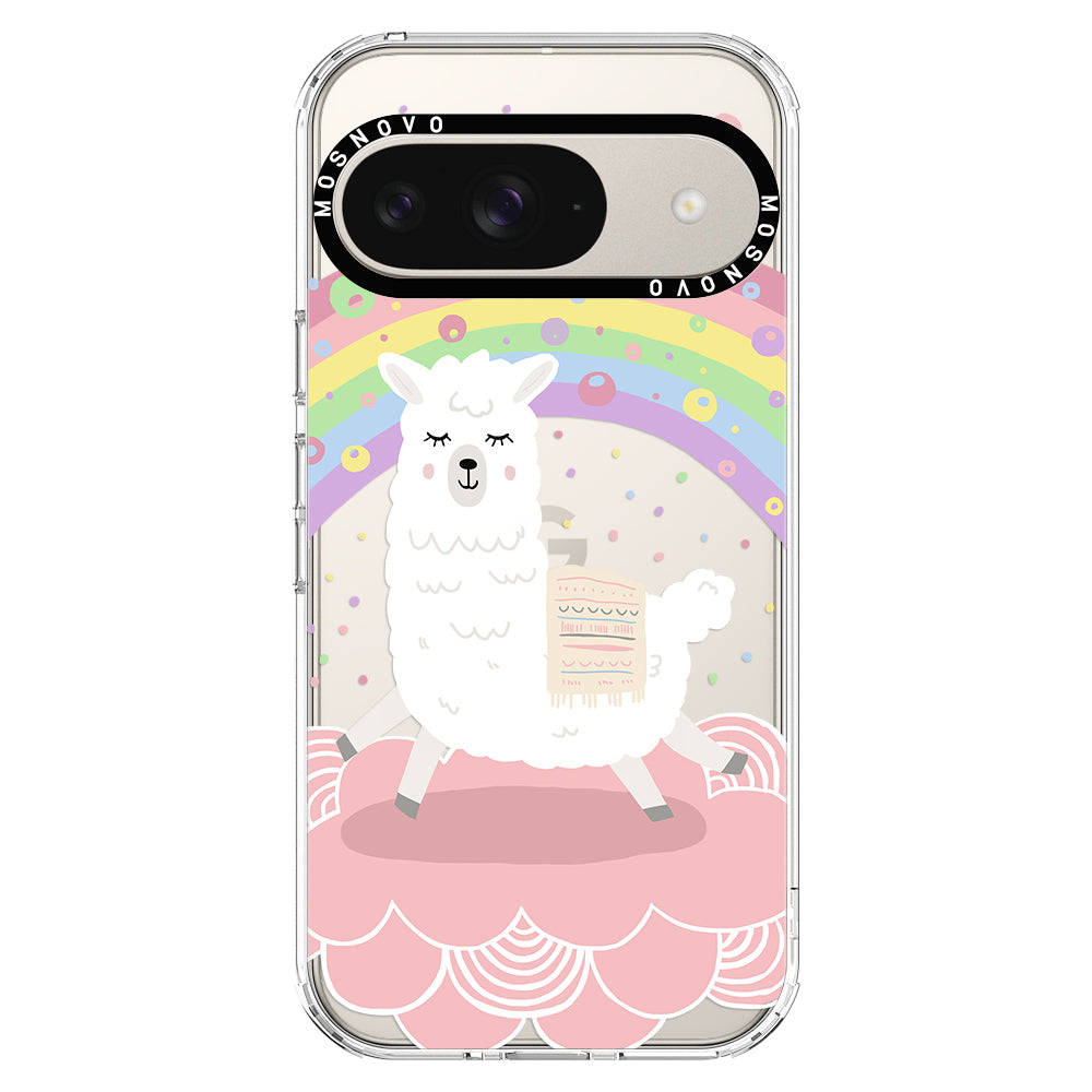 Pastel Rainbow Llama Phone Case - Google Pixel 9 Case