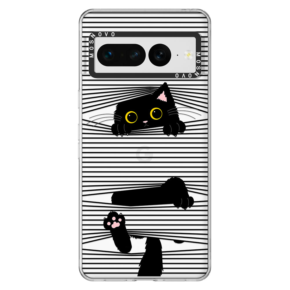 Hidden Black Cat Phone Case - Google Pixel 7 Pro Case