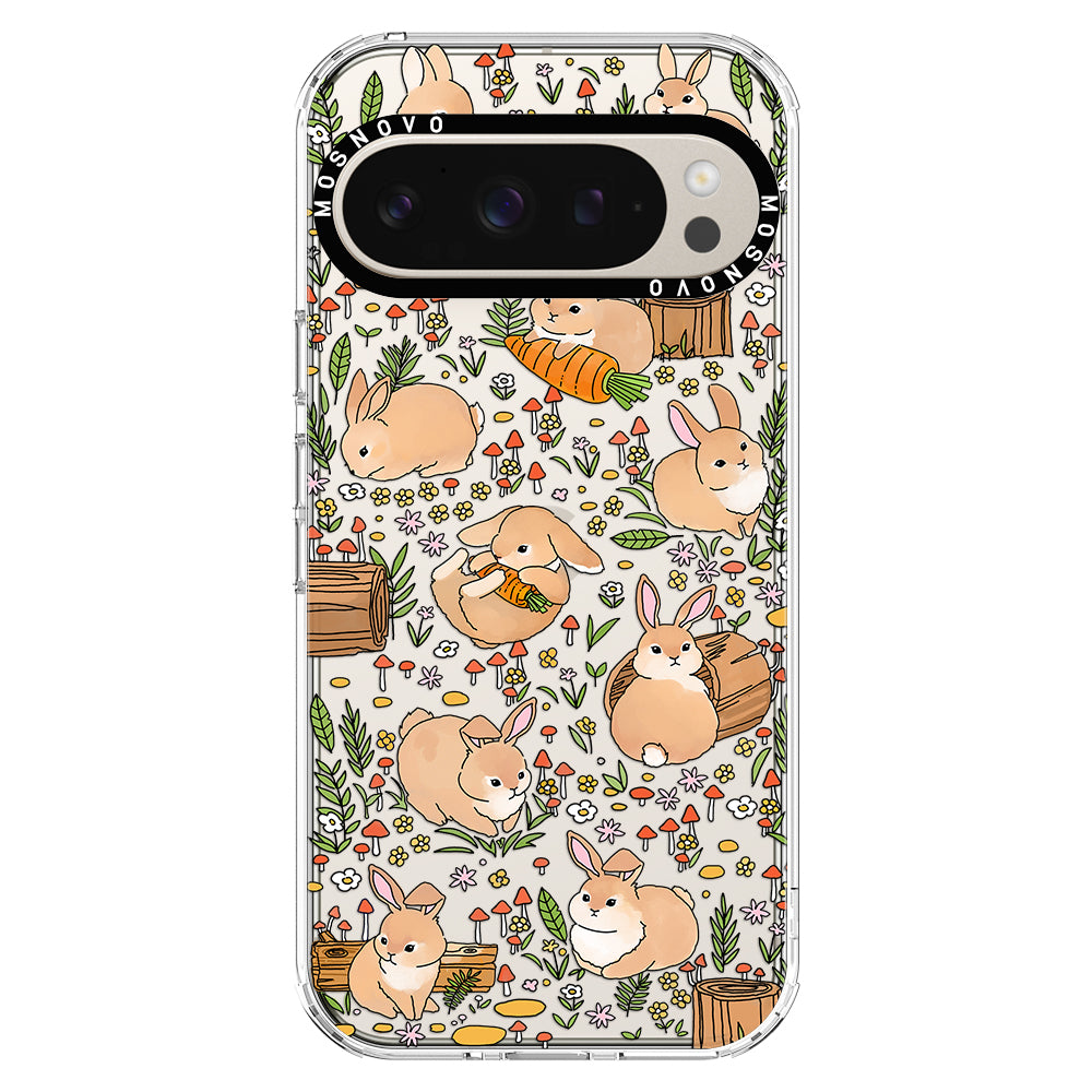 Bunny Garden Phone Case - Google Pixel 9 Pro Case