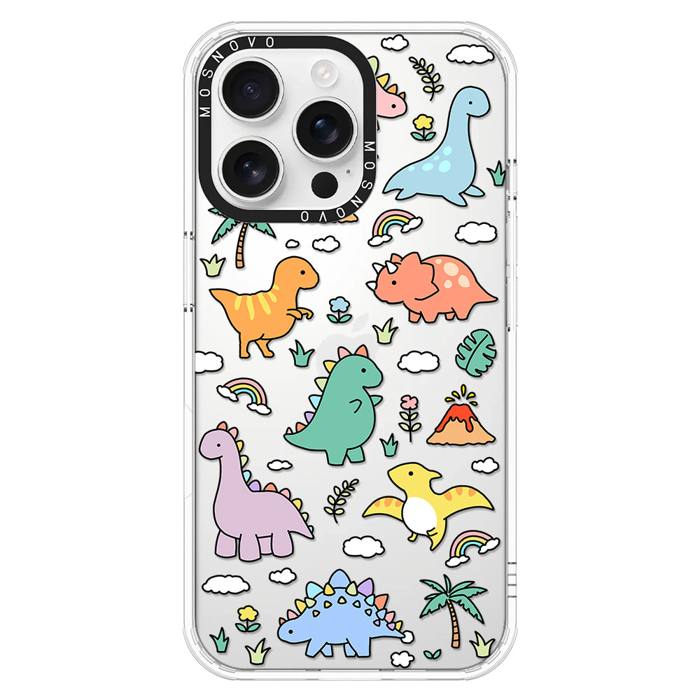 Cute Dinosaur World Phone Case - iPhone 16 Pro Max Case - MOSNOVO