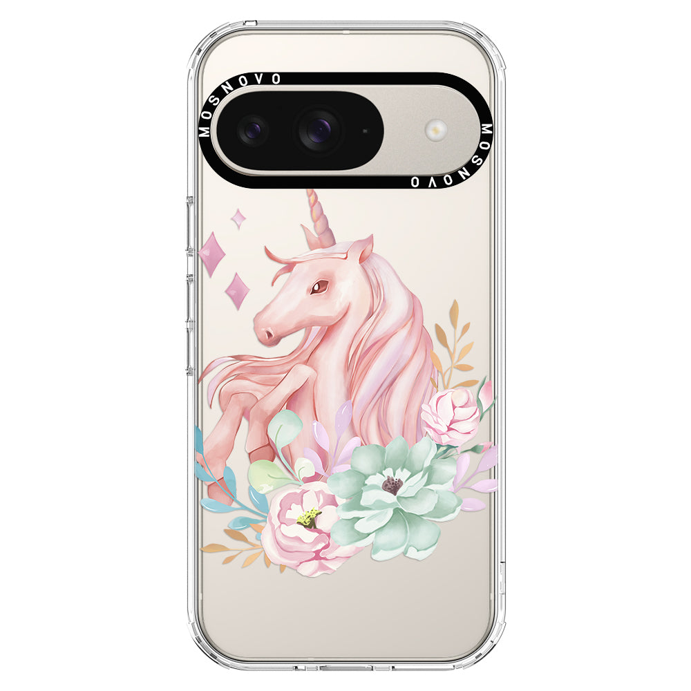 Pastel Flower Unicorn Phone Case - Google Pixel 9 Case