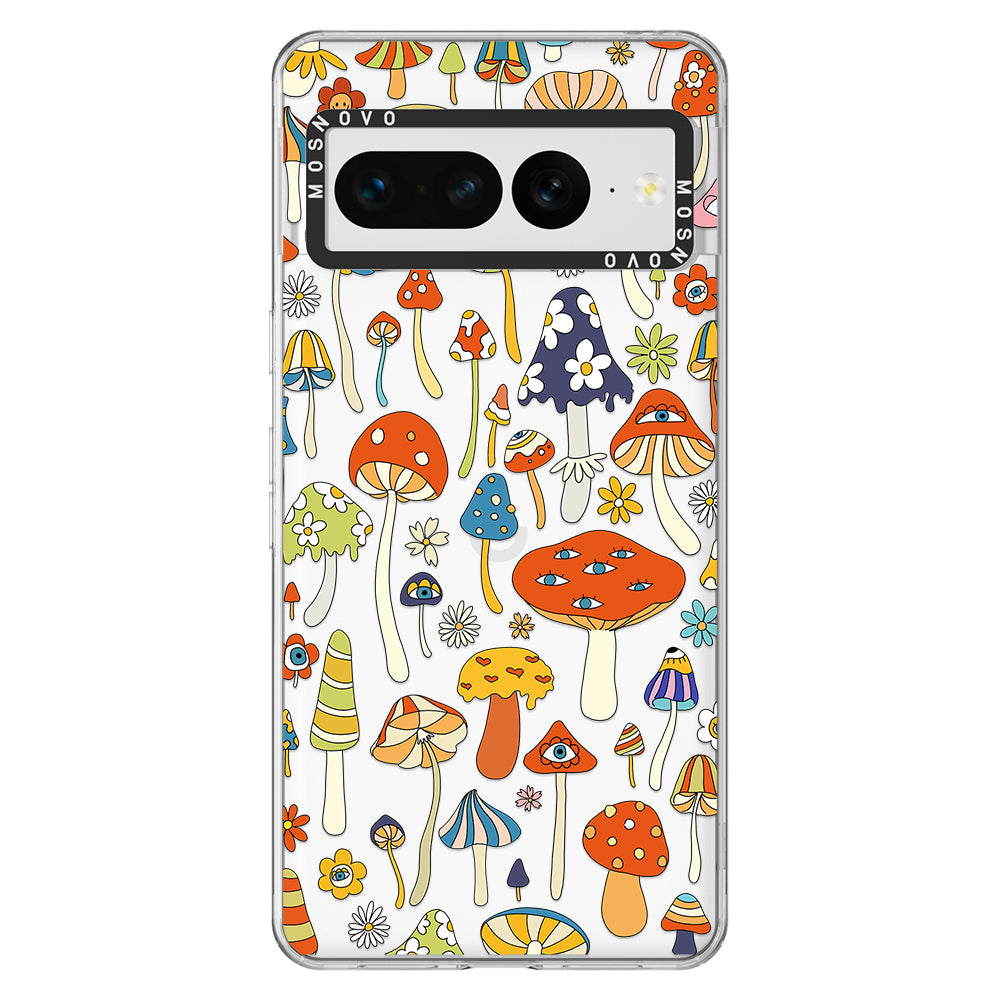 Mushroom Art Phone Case - Google Pixel 7 Pro Case