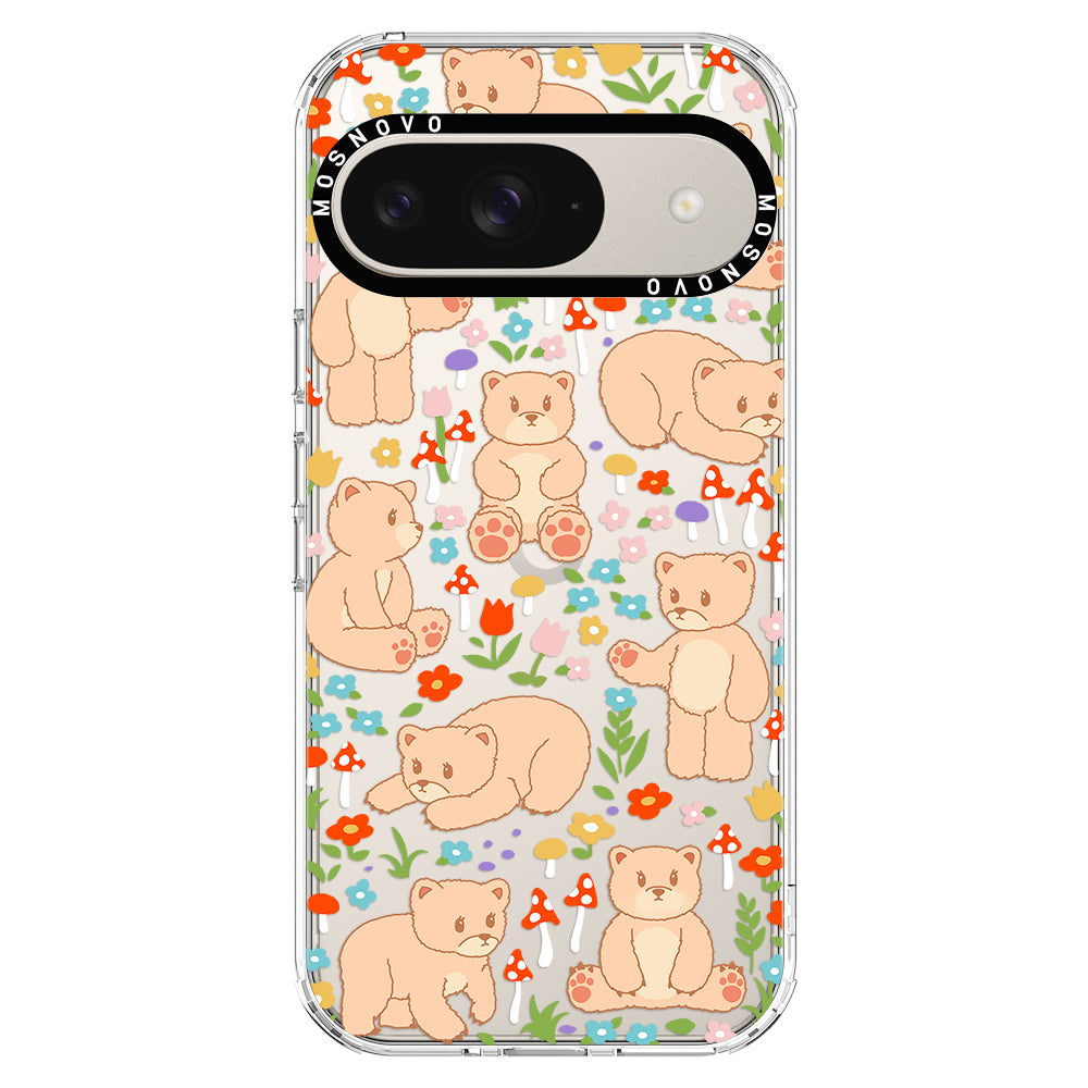 Cute Bear Phone Case - Google Pixel 9 Case