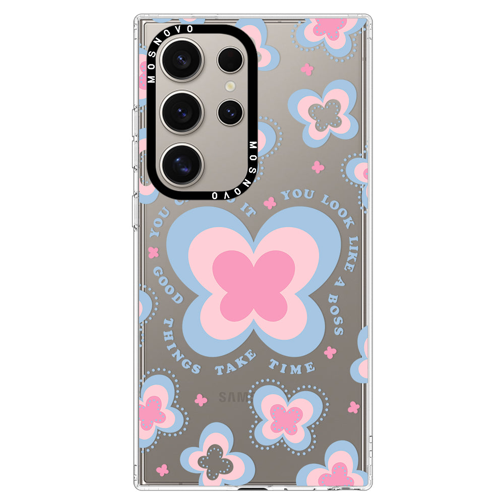 Blooming Butterflies Phone Case - Samsung Galaxy S24 Ultra Case