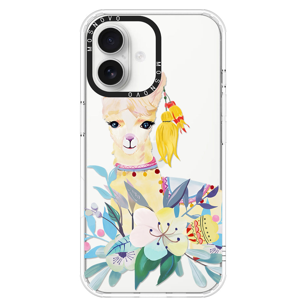 Boho Llama Phone Case - iPhone 16 Plus Case - MOSNOVO