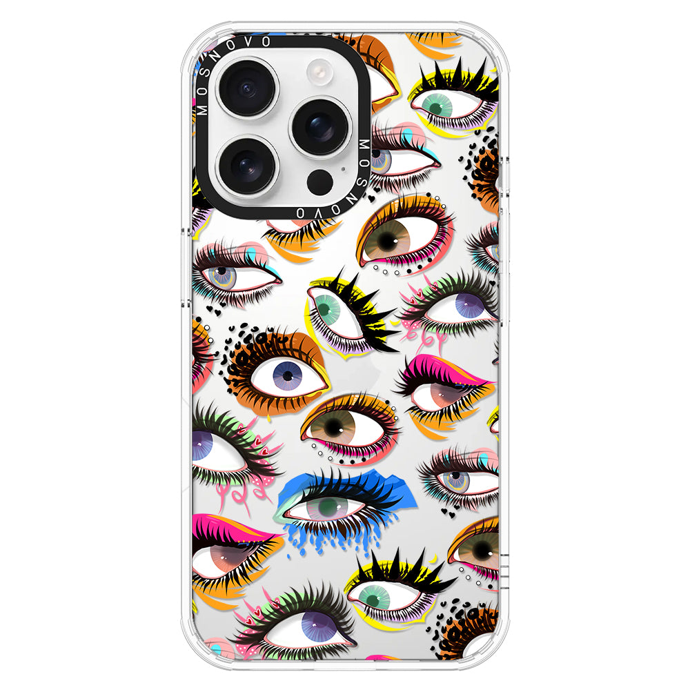 Eyes Phone Case - iPhone 16 Pro Max Case - MOSNOVO