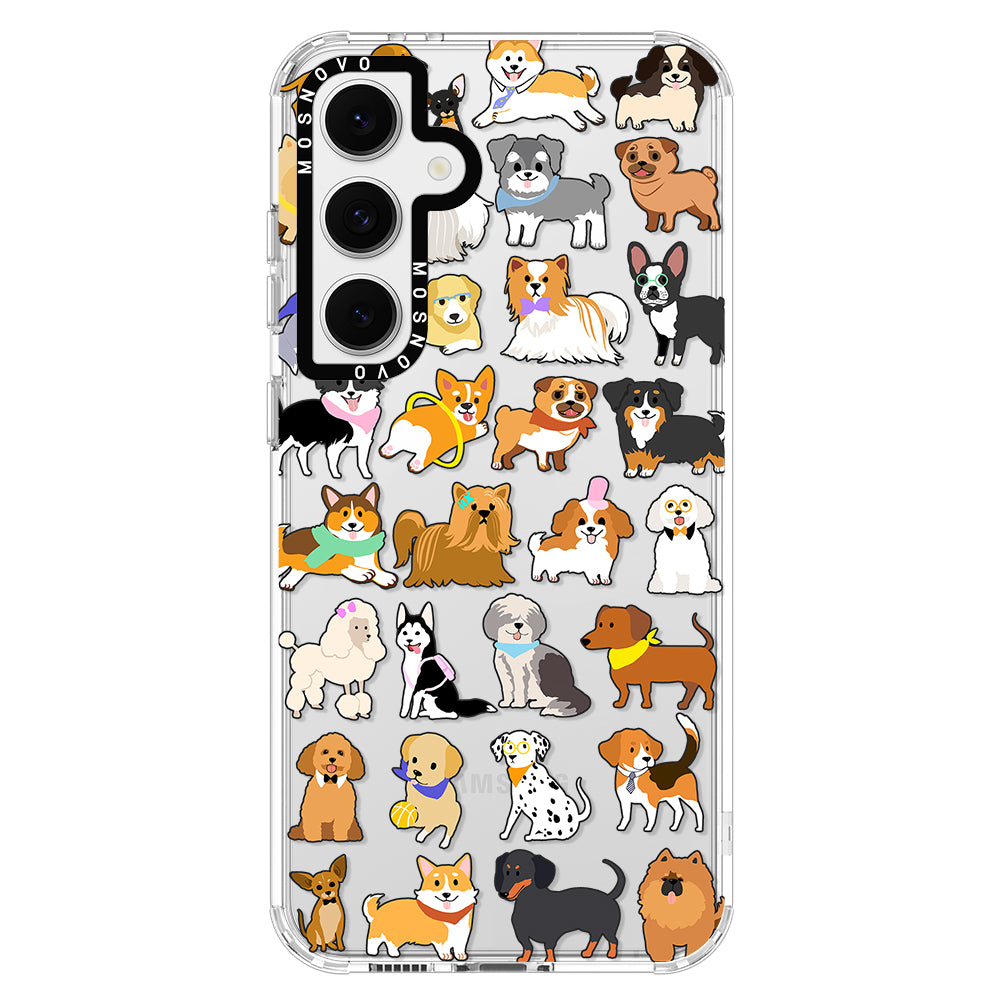 Cute Puppy Phone Case - Samsung Galaxy S24 FE Case - MOSNOVO