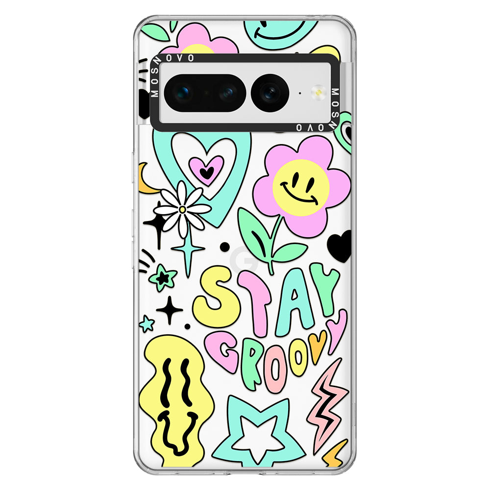 Stay Groovy Phone Case - Google Pixel 7 Pro Case