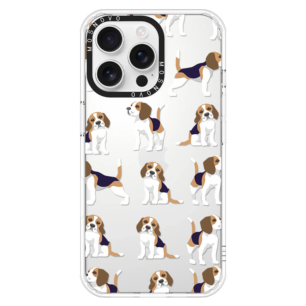 Cute Beagles Phone Case - iPhone 16 Pro Max Case - MOSNOVO