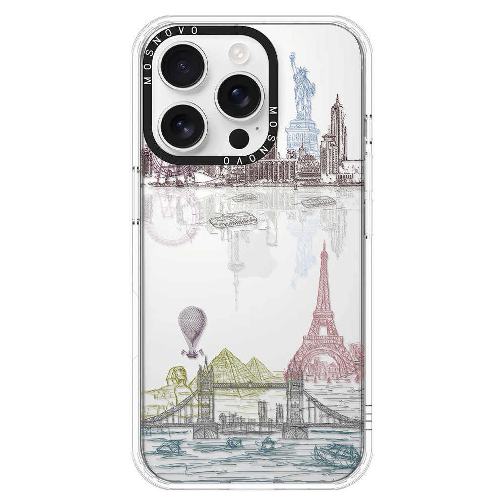 The World City Phone Case - iPhone 16 Pro Case - MOSNOVO