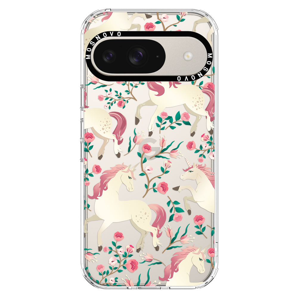 Unicorn Flower Garden Phone Case - Google Pixel 9 Case