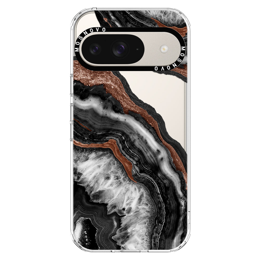 Black Agate Phone Case - Google Pixel 9 Case