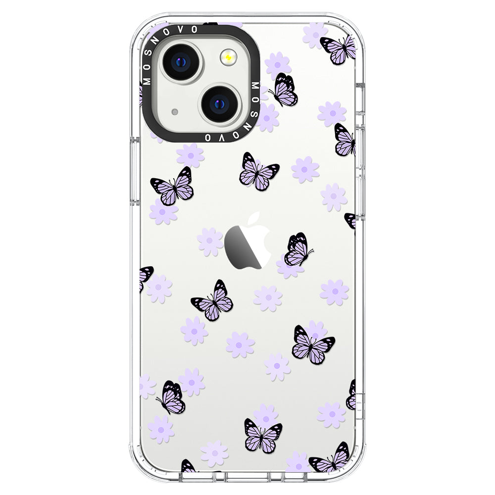 Lilac Butterfly Phone Case - iPhone 13 Mini Case