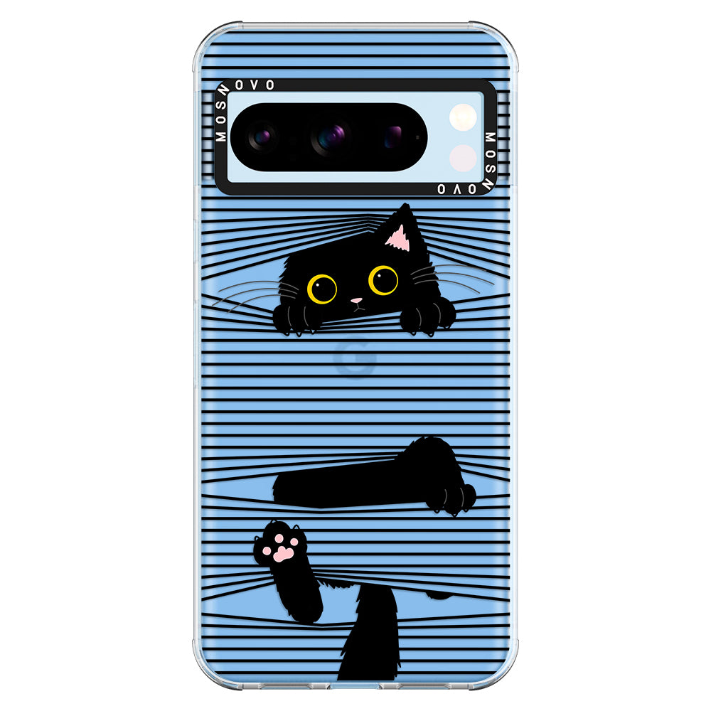 Hidden Black Cat Phone Case - Google Pixel 8 Pro Case