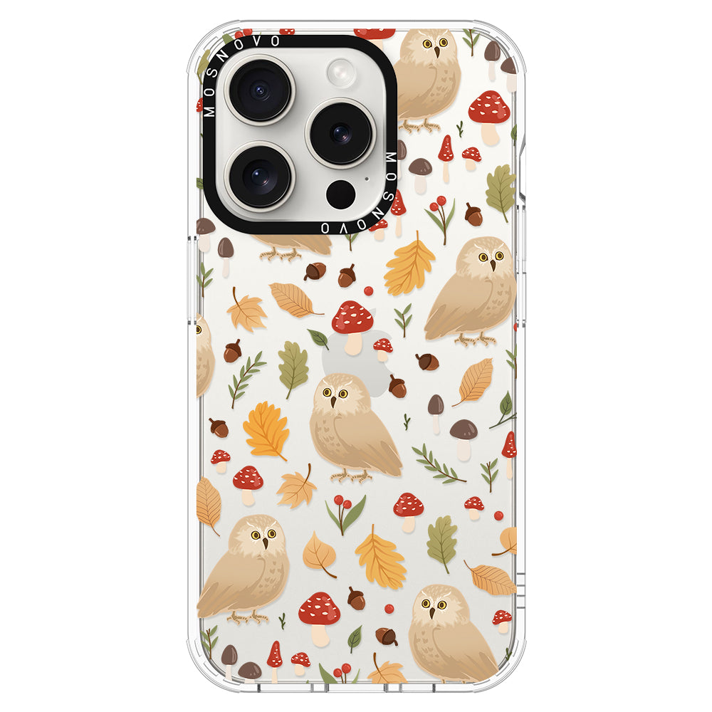 Autumn Owl Phone Case - iPhone 16 Pro Max Case - MOSNOVO