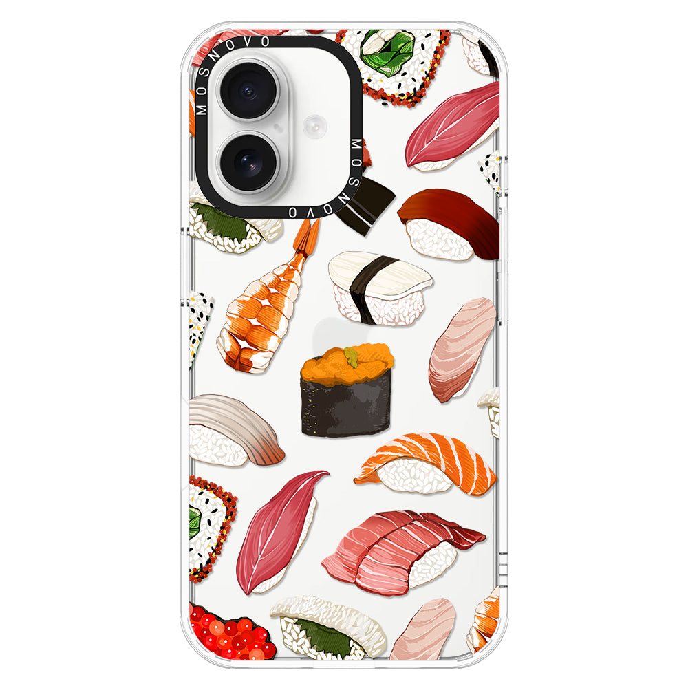 Mixed Sushi Phone Case - iPhone 16 Case - MOSNOVO