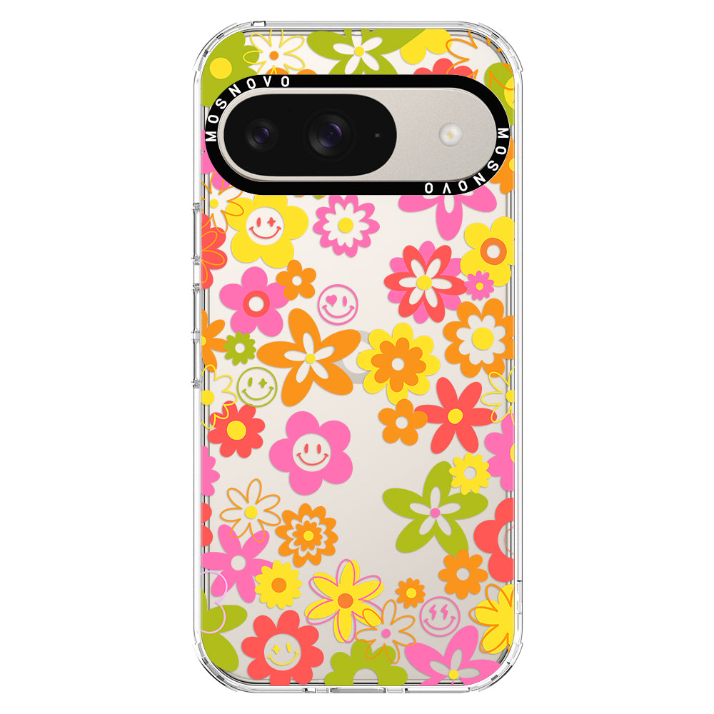 70's Groovy Floral Phone Case - Google Pixel 9 Case