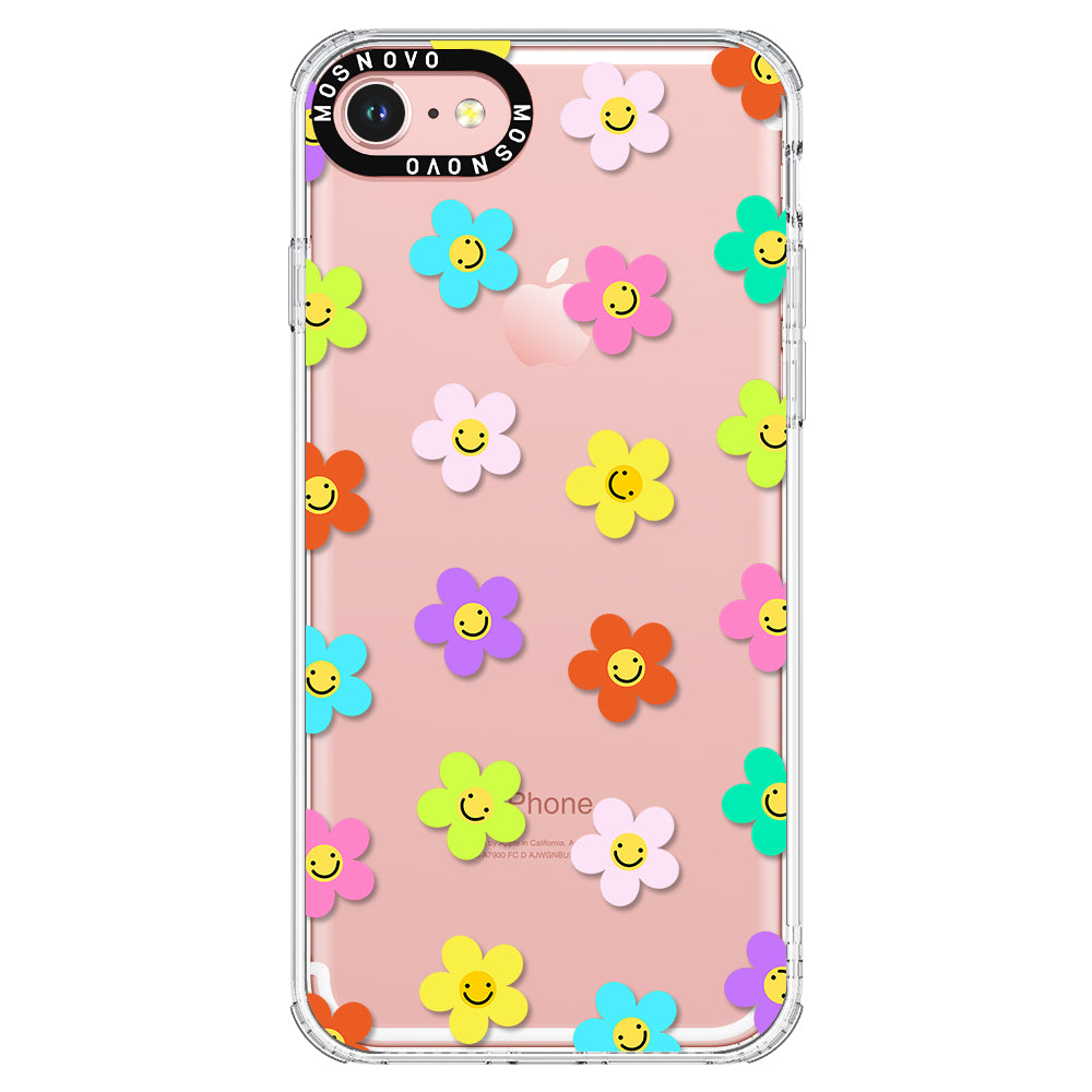 Smile Floral Phone Case - iPhone SE 2022 Case