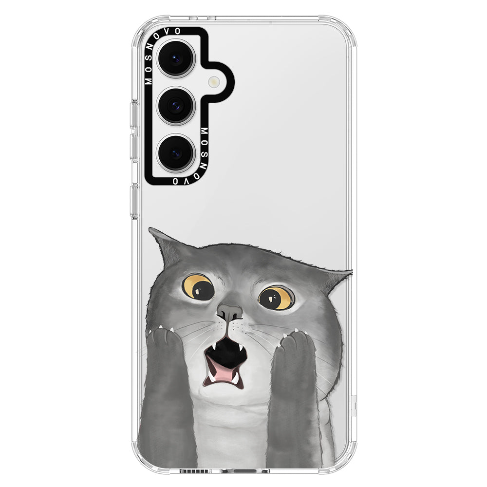 OMG Cat Phone Case - Samsung Galaxy S24 FE Case - MOSNOVO