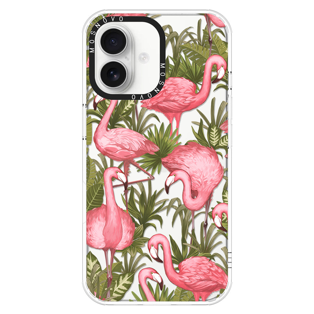 Jungle Flamingo Phone Case - iPhone 16 Case - MOSNOVO