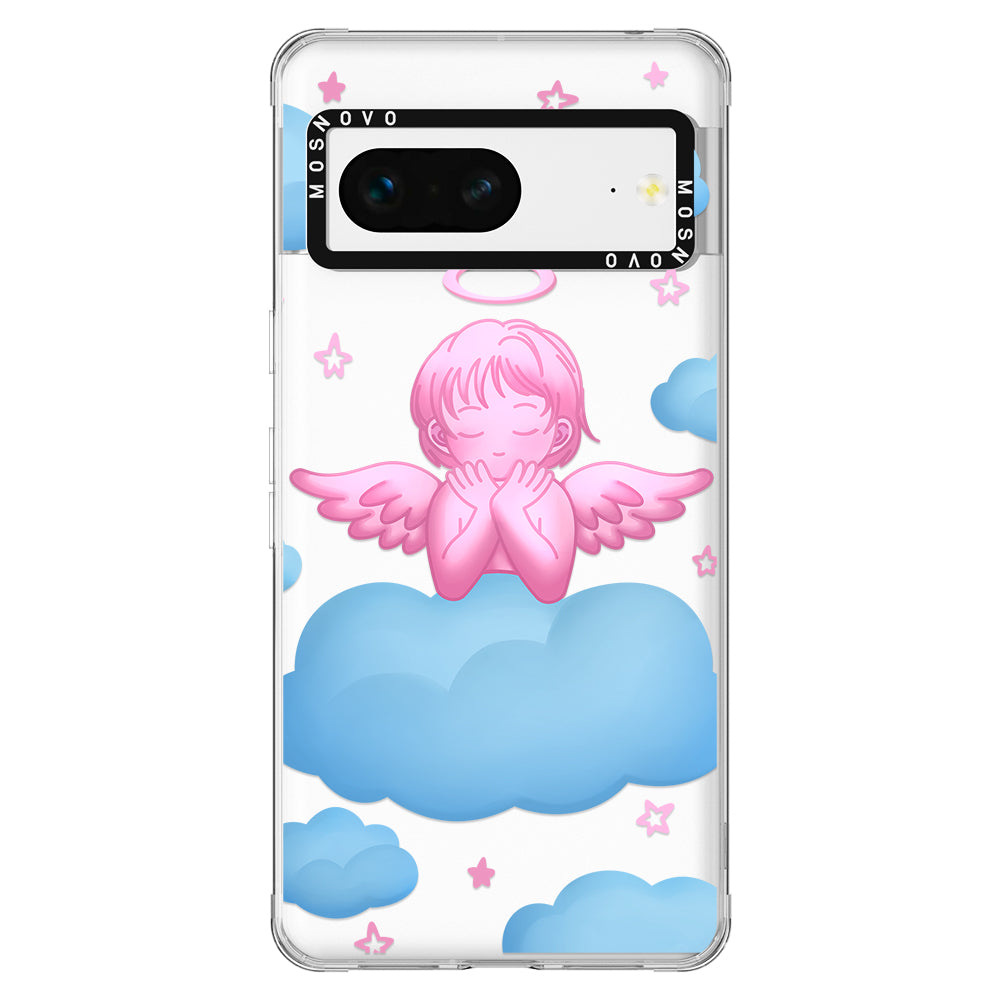 Pink Serenity Angel Phone Case - Google Pixel 7 Case