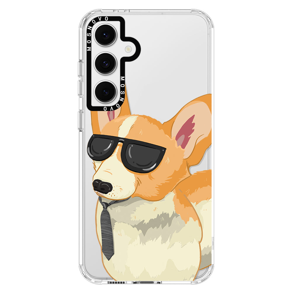 Fluffy Corgi Phone Case - Samsung Galaxy S24 FE Case - MOSNOVO