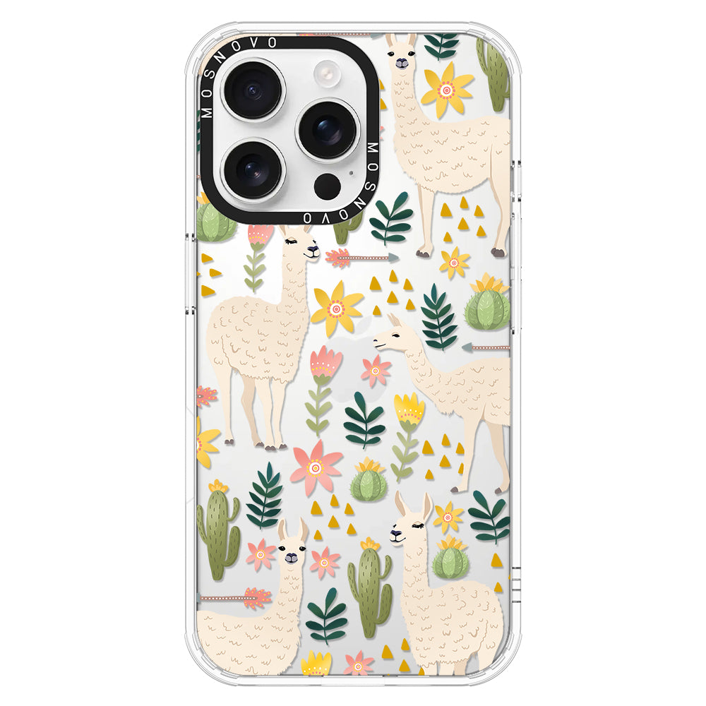 Desert Llama Phone Case - iPhone 16 Pro Max Case - MOSNOVO