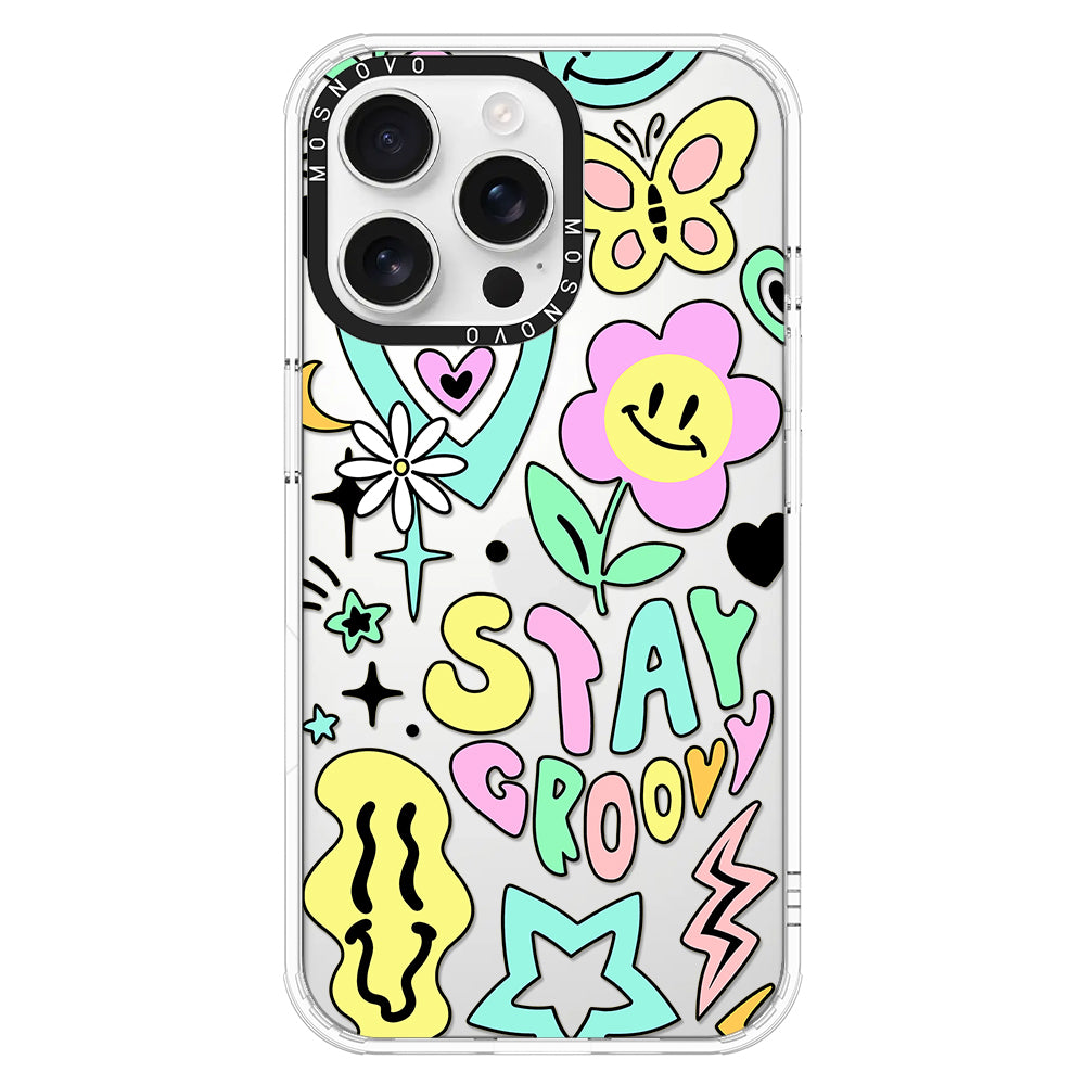 Stay Groovy Phone Case - iPhone 16 Pro Max Case