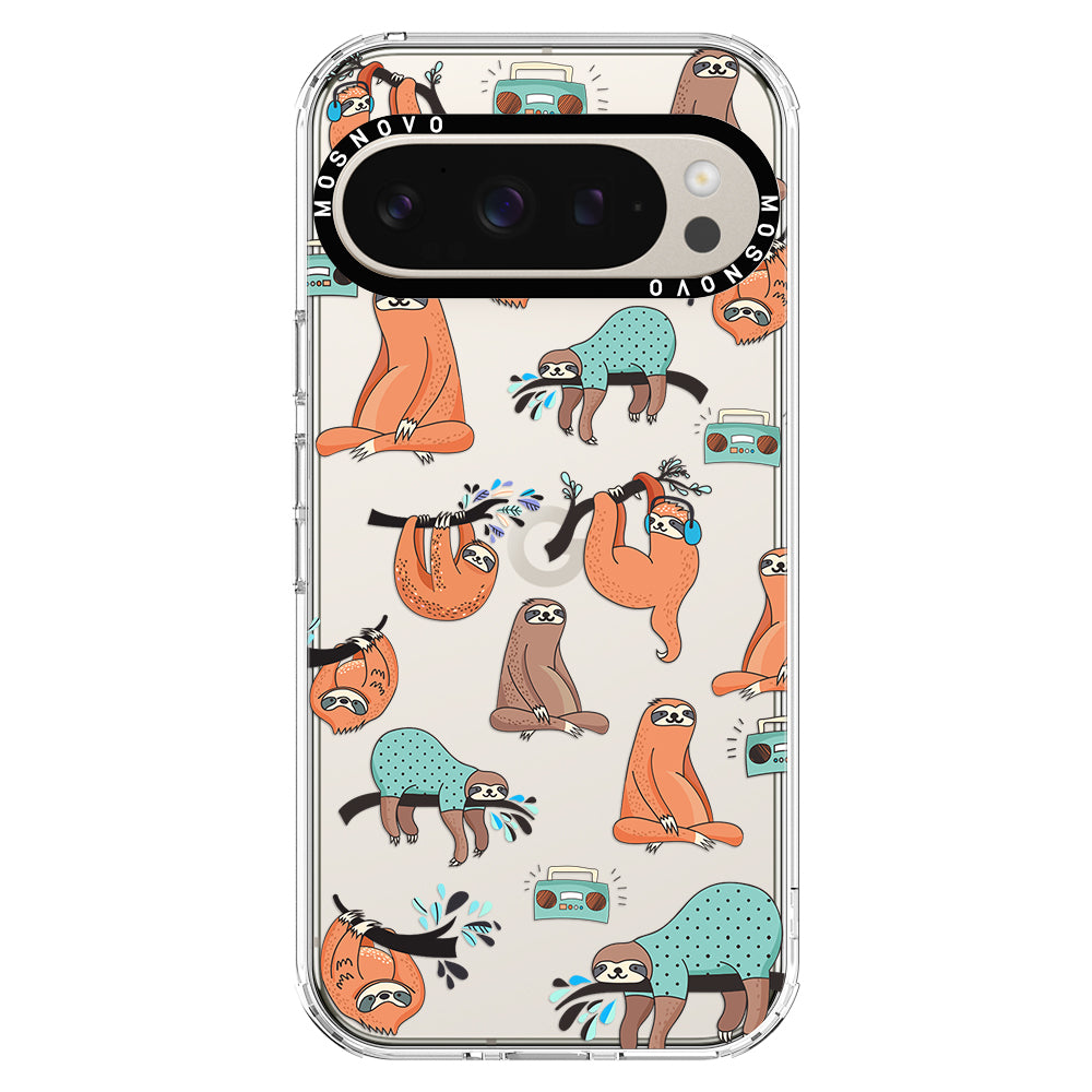 Musical Sloth Phone Case - Google Pixel 9 Pro Case