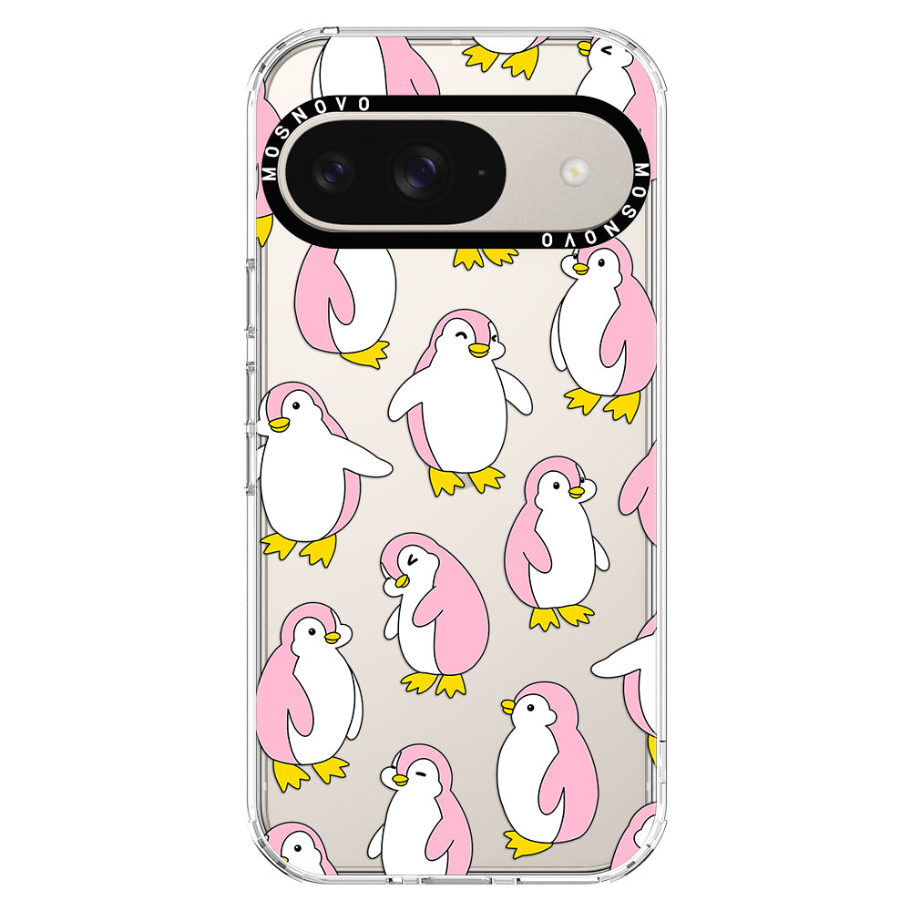 Pink Penguins Phone Case - Google Pixel 9 Case