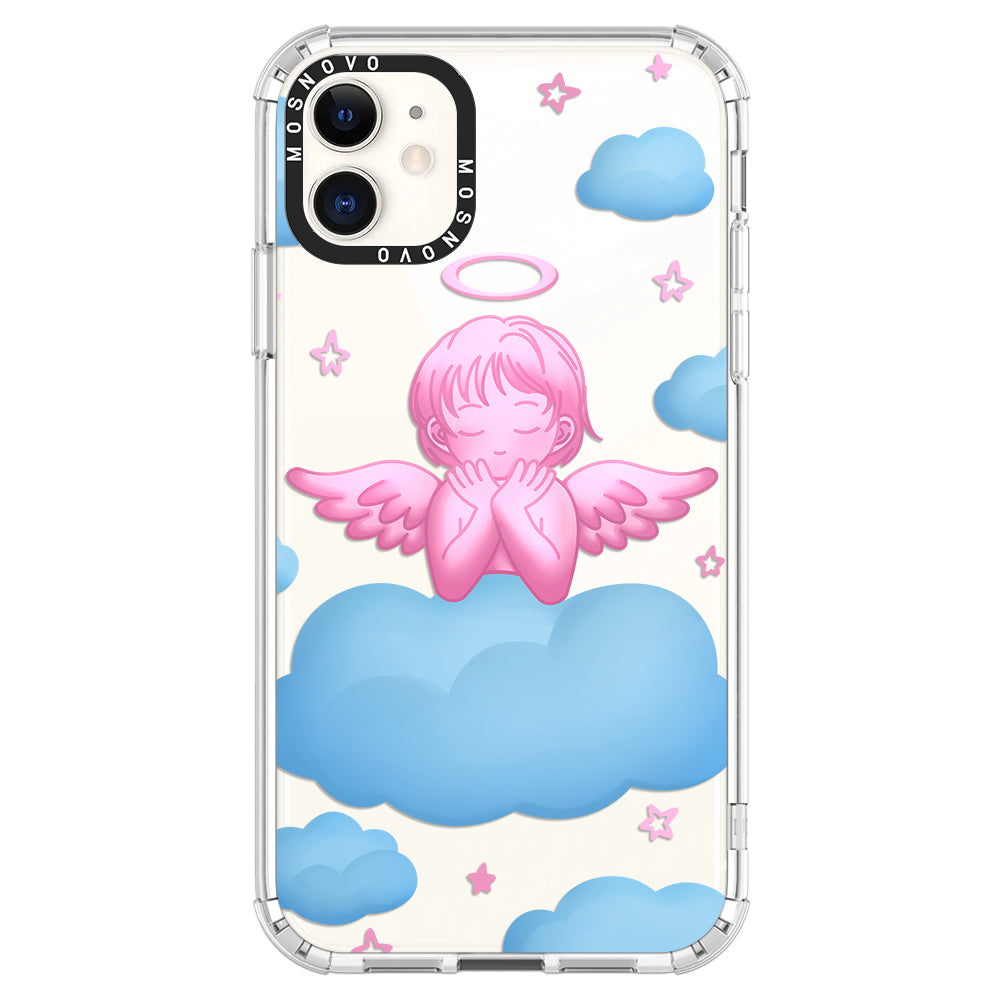 Pink Serenity Angel Phone Case - iPhone 11 Case