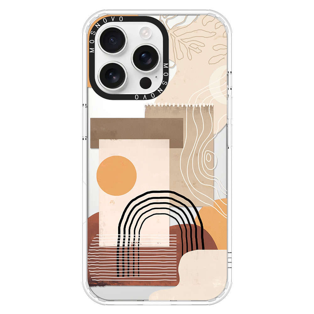 Minimalist Abstract Art Phone Case - iPhone 16 Pro Max Case - MOSNOVO