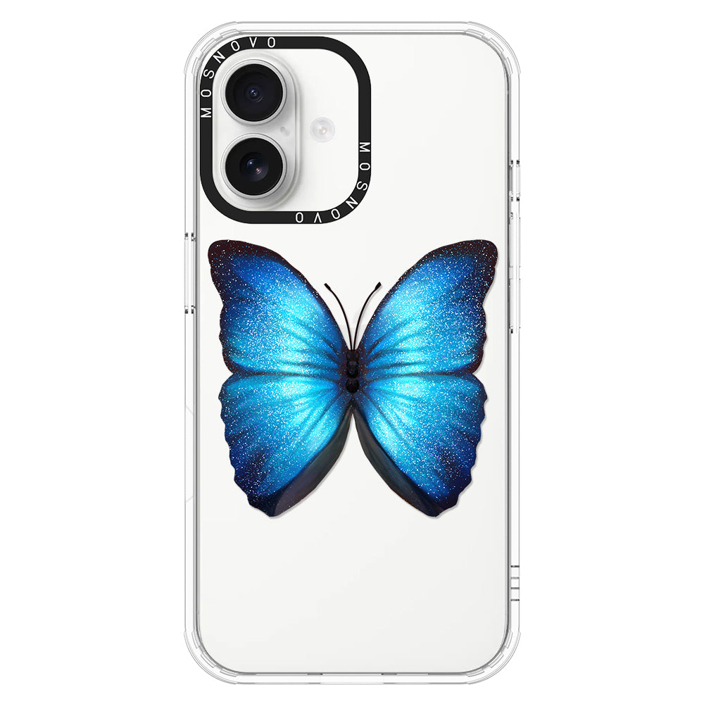 Shimmering Butterfly Phone Case - iPhone 16 Plus Case - MOSNOVO