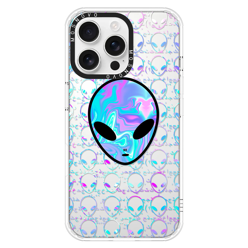 Space Alien Phone Case - iPhone 16 Pro Max Case - MOSNOVO