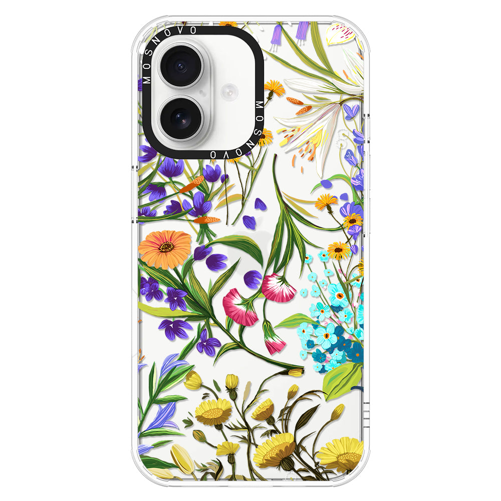 Summer Flower Holidays Phone Case - iPhone 16 Plus Case - MOSNOVO