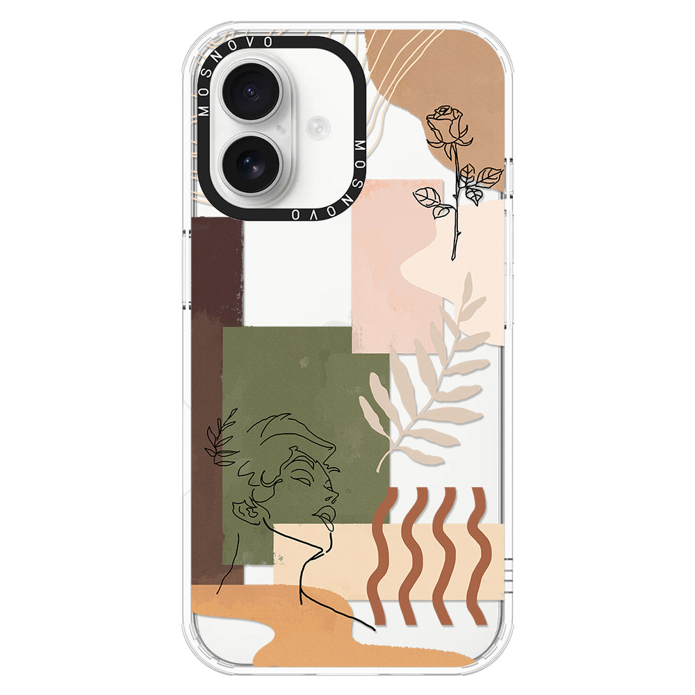 Modern Art Phone Case - iPhone 16 Plus Case - MOSNOVO