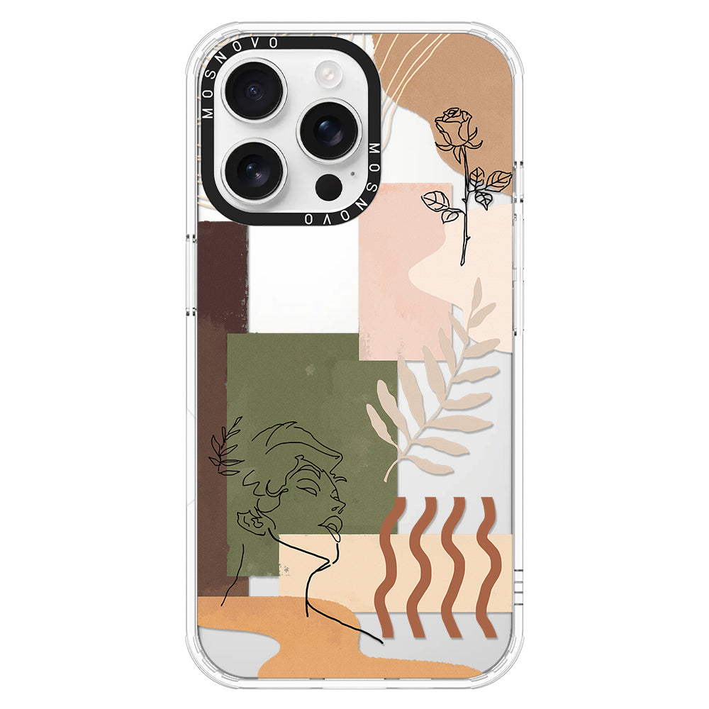 Modern Art Phone Case - iPhone 16 Pro Max Case - MOSNOVO