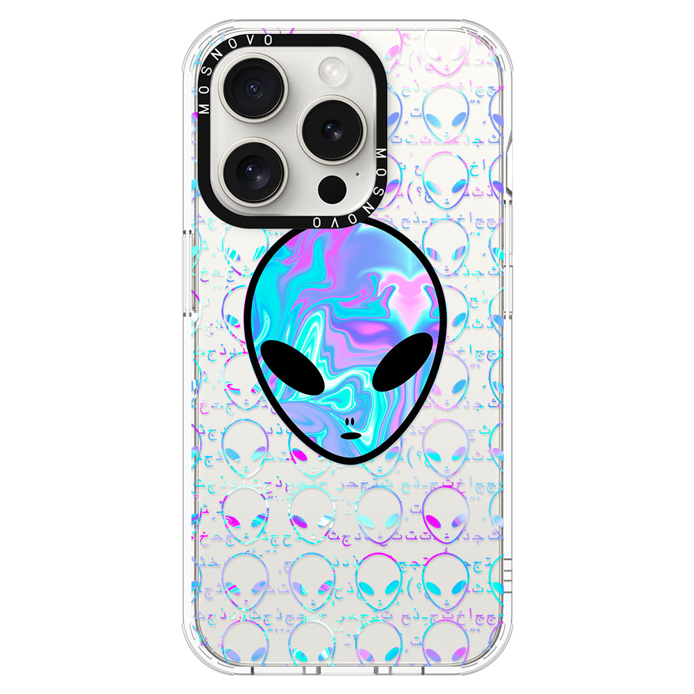 Space Alien Phone Case - iPhone 16 Pro Max Case - MOSNOVO