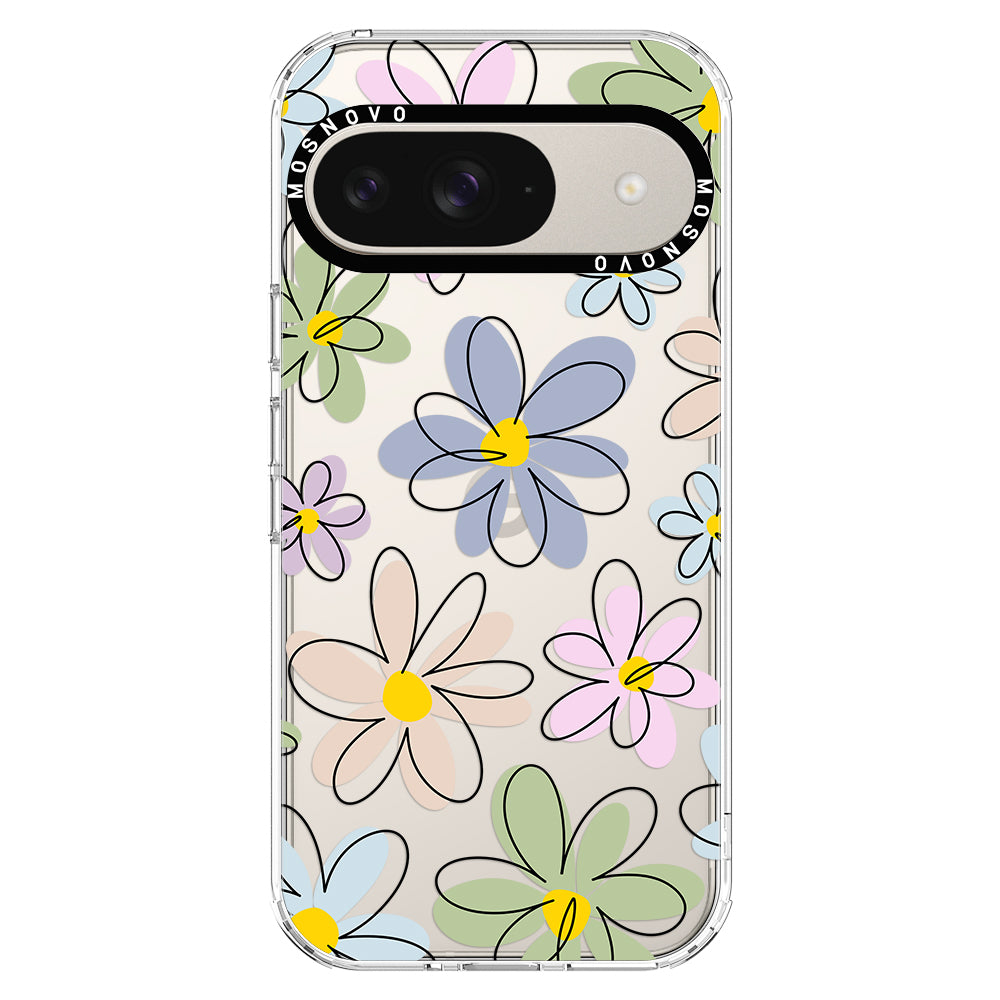 Linear Blooms Phone Case - Google Pixel 9 Case