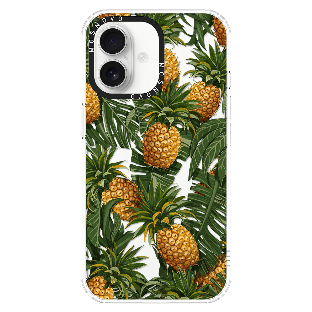 Pineapple Botany Phone Case - iPhone 16 Case - MOSNOVO