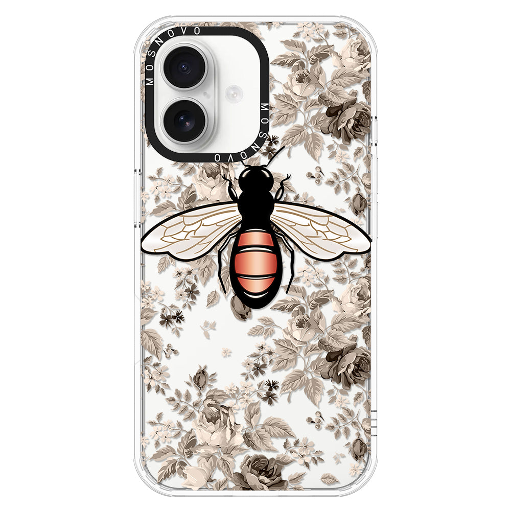 Vintage Bee Phone Case - iPhone 16 Plus Case - MOSNOVO