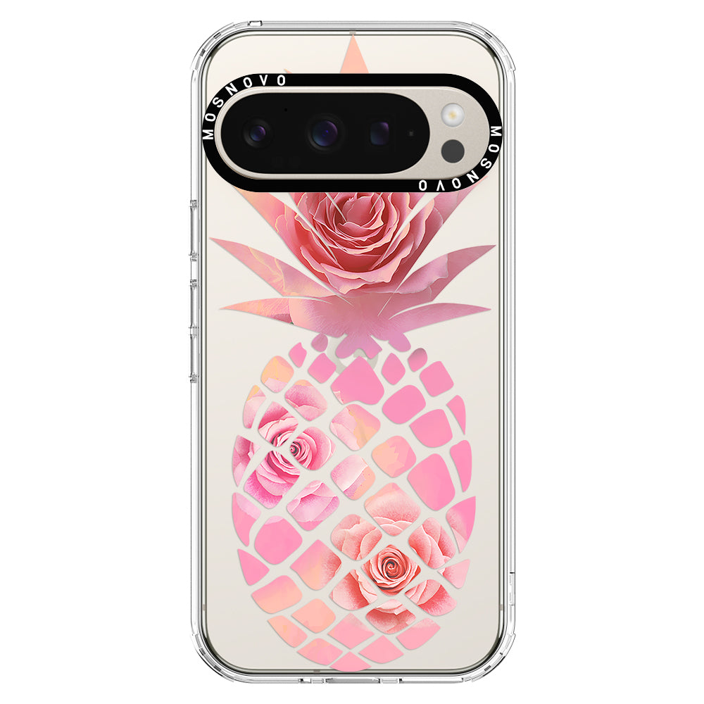 Pink Floral Pineapple Phone Case - Google Pixel 9 Pro XL Case