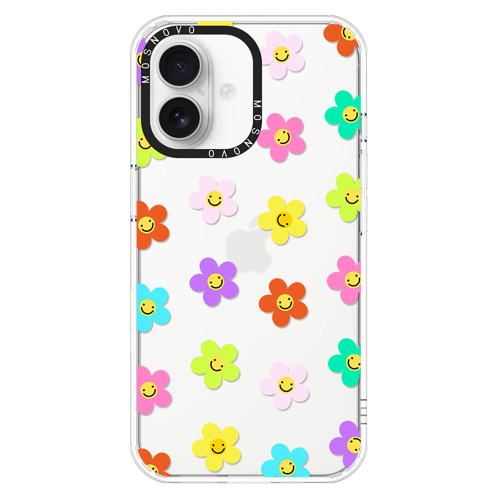 Smile Floral Phone Case - iPhone 16 Case