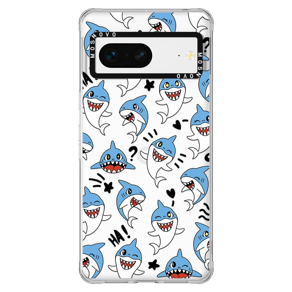 Cute Sharks Phone Case - Google Pixel 7 Case