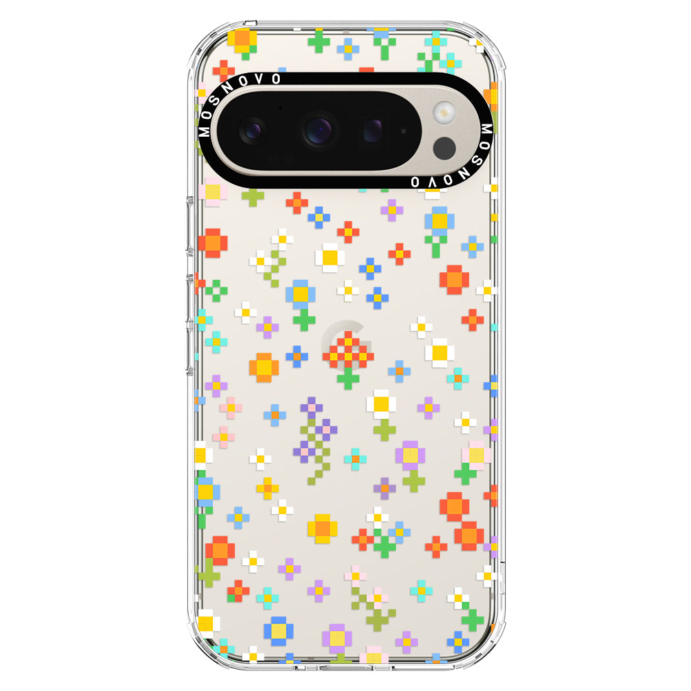 Pixel-Floral Phone Case - Google Pixel 9 Pro Case