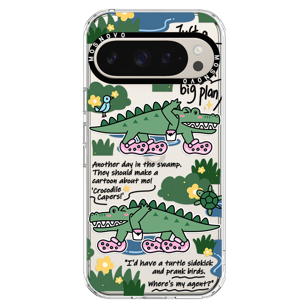 Croc with Big Plan Phone Case - Google Pixel 9 Pro XL Case