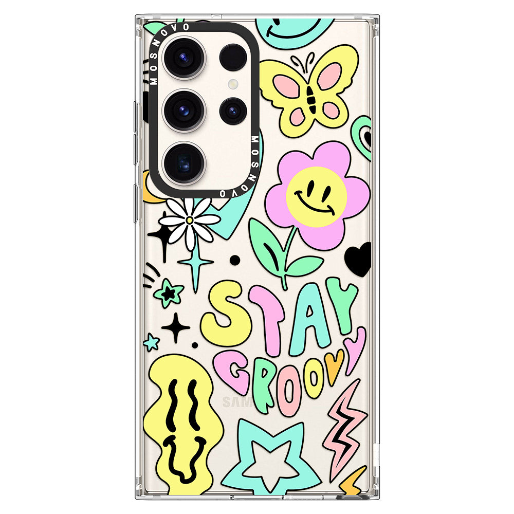 Stay Groovy Phone Case - Samsung Galaxy S23 Ultra Case