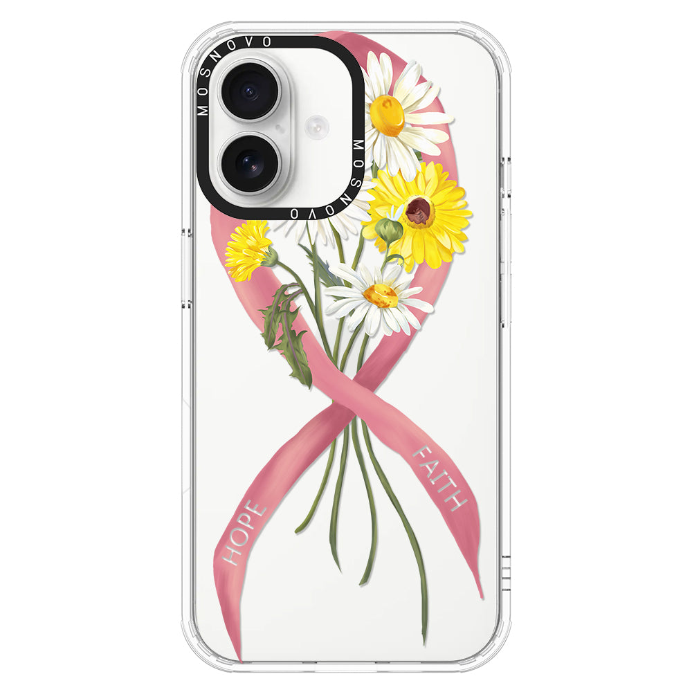 Breast Awareness Phone Case - iPhone 16 Plus Case - MOSNOVO